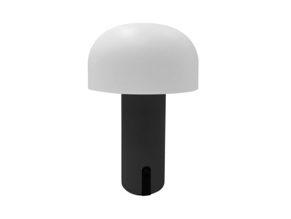 Lampe de table sans fil noire Luca Led