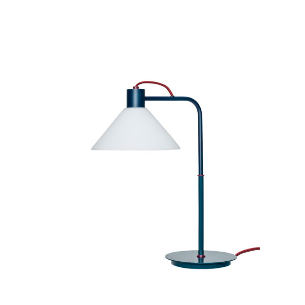 Lampe de table spot bleue