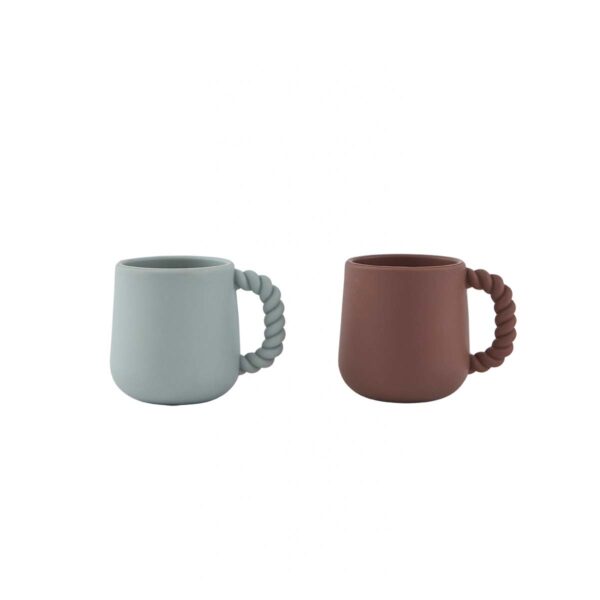 Tasses silicone enfant Douce - lot de 2