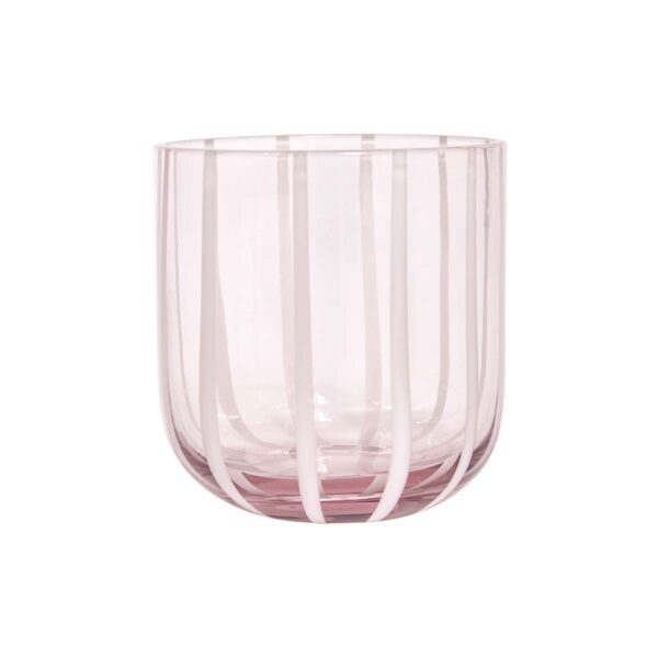 Verres à eau Mizu ton rose - lot de 2