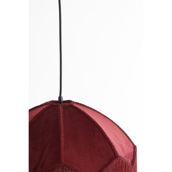 Suspension rétro 40 cm - rouge foncé – Image 3