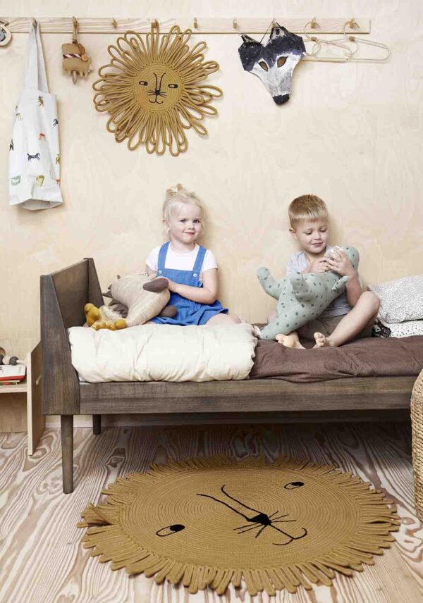 Tapis Lion brun chambre d'enfant Mara – Image 3