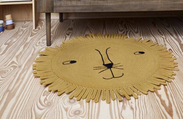 Tapis Lion brun chambre d'enfant Mara – Image 4