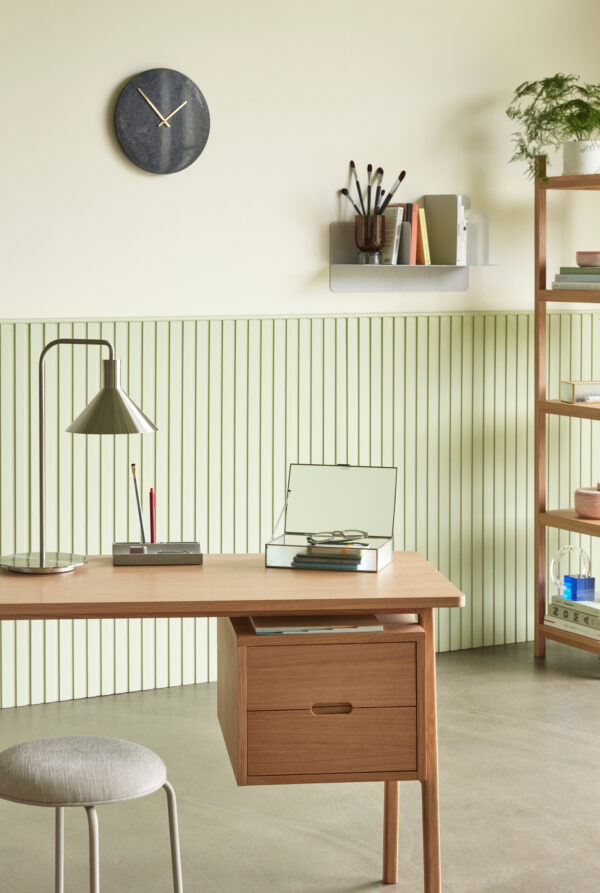 Lampe de bureau design en nickel Solo – Image 5