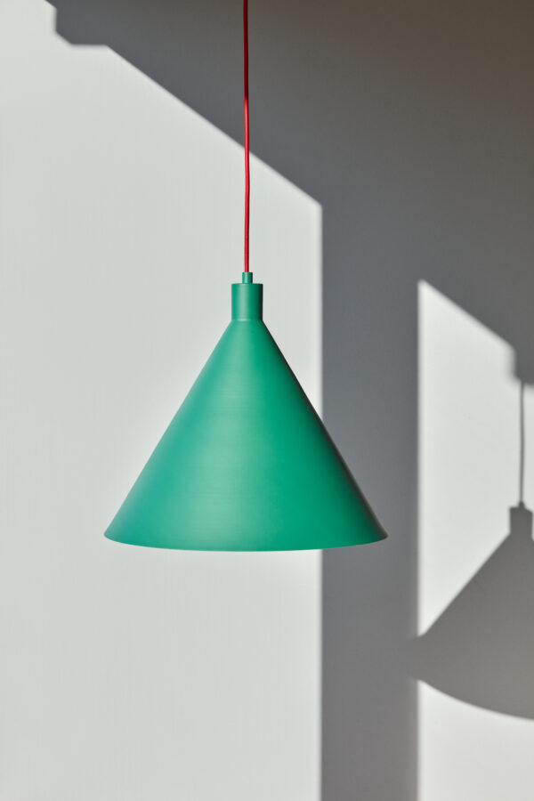 Luminaire suspension métal vert Yama – Image 8