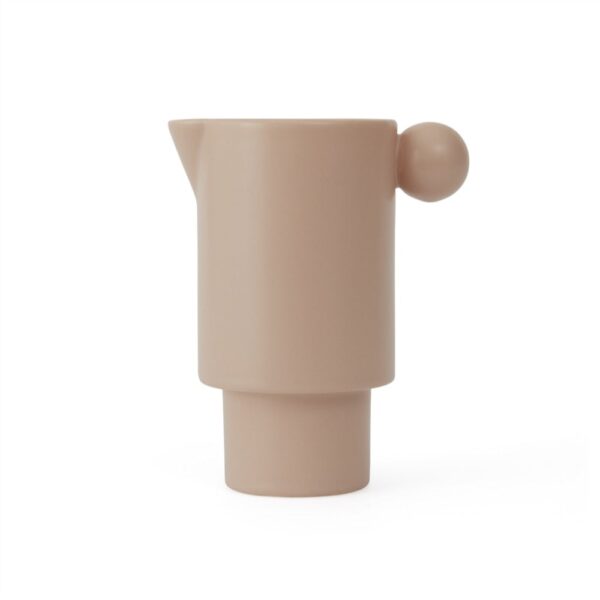 Pichet à lait en porcelaire rose Inka
