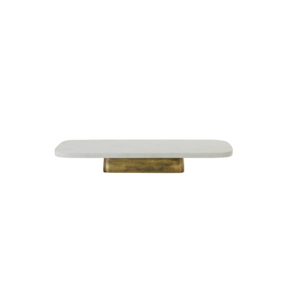 Plateau en marbre blanc Labade