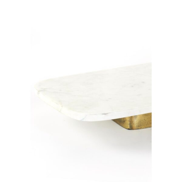 Plateau en marbre blanc Labade – Image 2