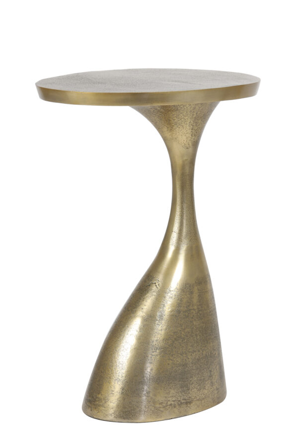 Table d’appoint métal bronze Macau – Image 2