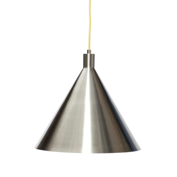 Luminaire suspension en nickel Yama – Image 2