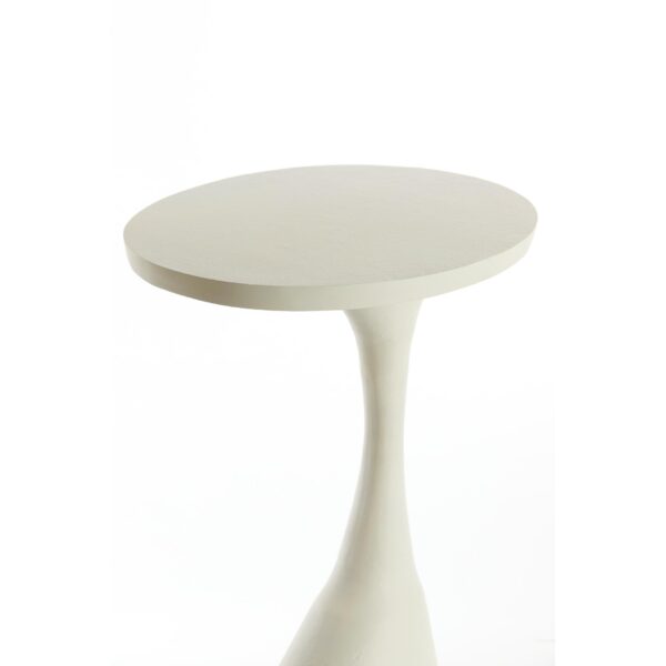 Table d’appoint métal beige Macau – Image 3