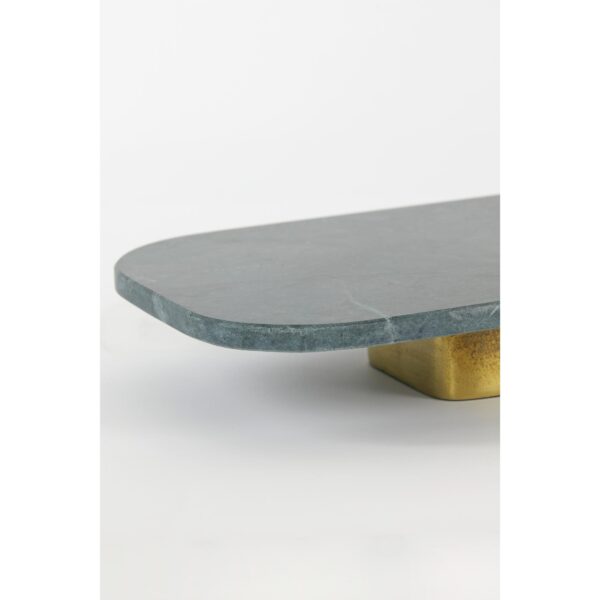 Plateau en marbre bronze antique Labade – Image 4