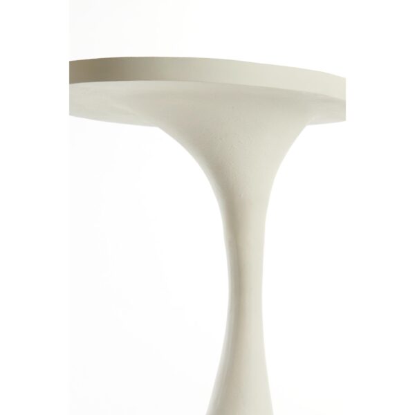 Table d’appoint métal beige Macau – Image 4