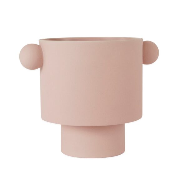 Pot de fleurs en céramique rose Inka Kana – Image 5
