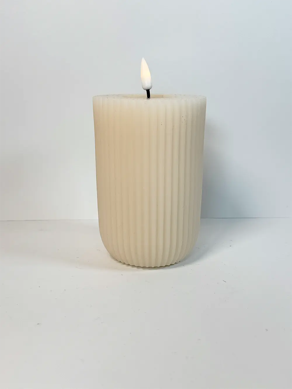 Bougie LED Crème - MM