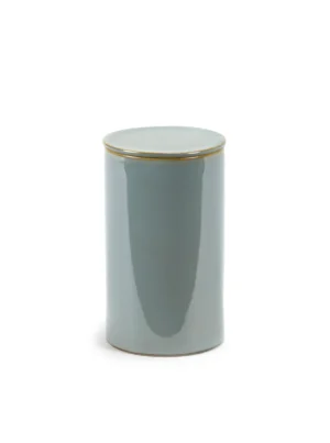 Pot avec couvercle en grès