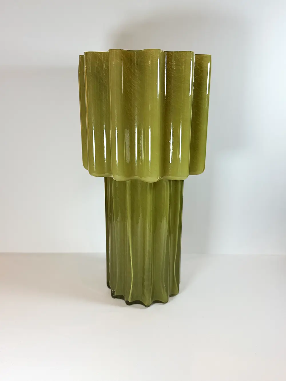 Vase organique vert - GM