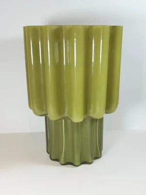 Vase organique vert - PM