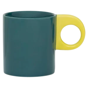 Mug vert foncé en grès