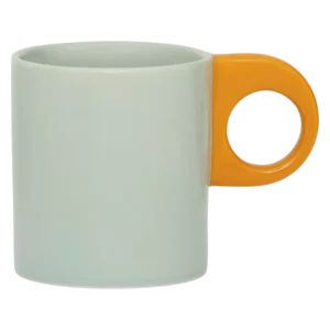 Mug vert d'eau en grès